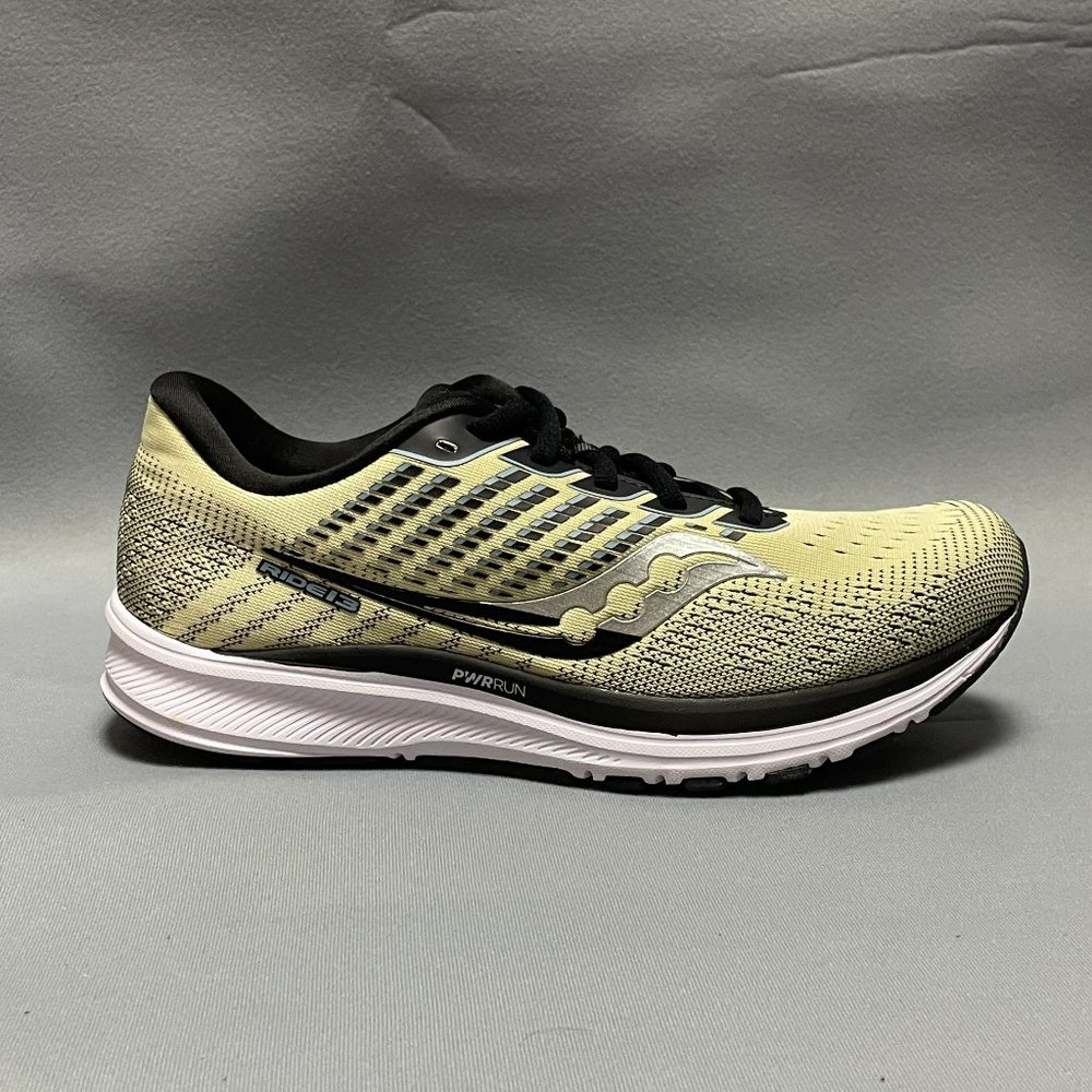 Men's Saucony Ride 13 Running Shoes - Size 8 - Glade / Black
